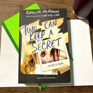 Two Can Keep A Secret by Karen M. McManus Paperback YA Thriller Book 2 in Series